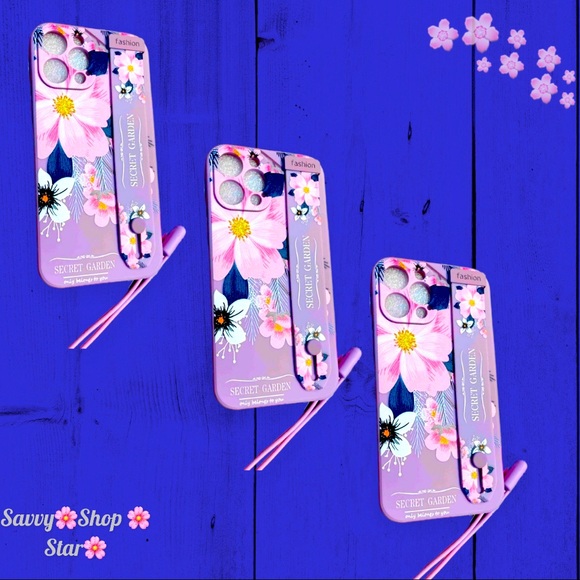 Other - Flower Case with Strap iphone 12 Pro Max!⛲️🪴⛲️